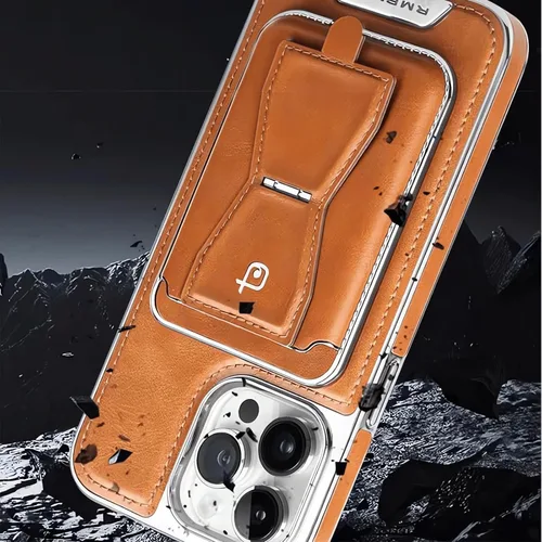 Vista 4 de Funda magnética de cuero para teléfono con tarjetero desmontable, elegante y funcional funda magnética tipo cartera para iPhone (iPhone 12, negro)