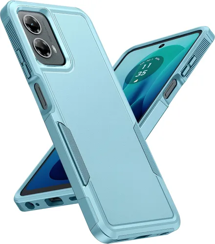 Vista 92 de FNTCASE Funda para Motorola Moto G-Power-5G-2024: funda protectora de doble capa resistente para teléfono celular a prueba de golpes con parte