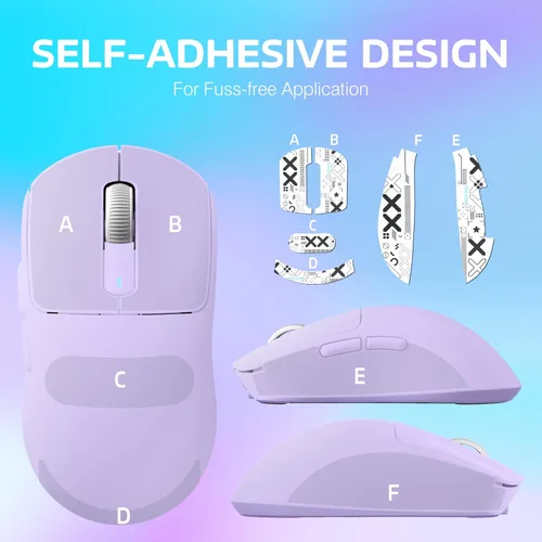Vista 3 de ATTACK SHARK X3 - Mouse inalámbrico ligero para juegos con tres modos de 2.4G/USB-C con cable/Bluetooth, 26K DPI, sensor óptico PAW3395, interruptor
