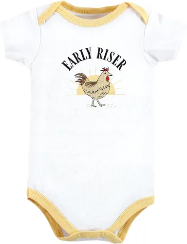 Vista 5 de Hudson Baby - Enterizo de algodón unisex para bebé