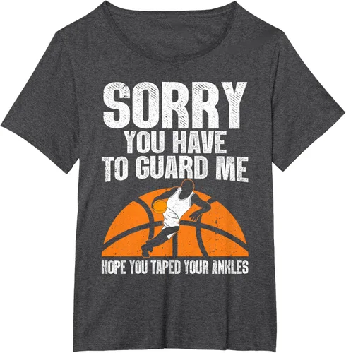 Vista 24 de Camiseta divertida de baloncesto para hombres y mujeres, Negro