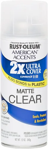 Vista 7 de Rust Oleum 280720 American Accents Ultra Cover 2X Pintura en aerosol, color Satin Lagoon, 12 onzas Laguna Satinado