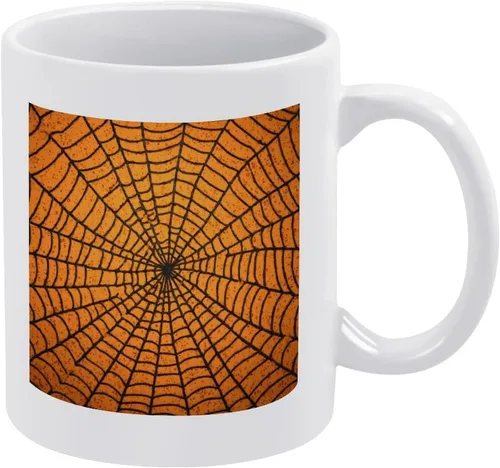 Vista 16 de Taza de cerámica de calabaza con telarañas, taza de viaje para papá, regalo único para el día del padre, marido, hombres, él