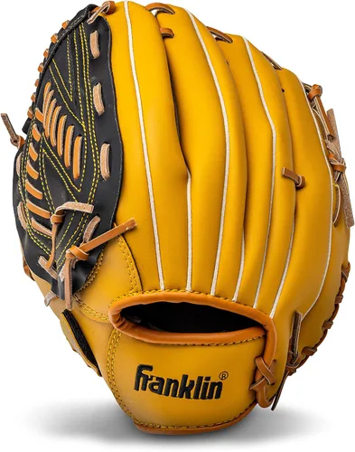 Vista 39 de Franklin Sports Field Master Baseball + Softball Glove - Field Master Adult + Youth Baseball + Softball Mitt - Men's + Women's Gloves - Right Hand