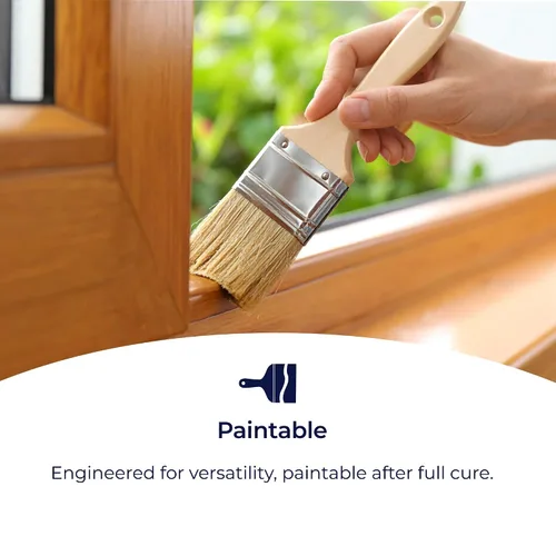 Vista 6 de Bond It Gripbond PRO, sellador y adhesivo híbrido avanzado, compuesto de unión elástica impermeable pintable, sin disolventes, reparación