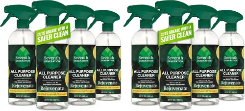 Vista 12 de Seventh Generation Limpiador Multiusos, Transparente y Sin Fragancia, Corta Grasa, 23 onzas líquidas