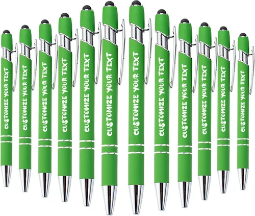 Vista 68 de AIFLM Bolígrafos personalizados con nombre a granel hasta 500 unidades de bolígrafos grabados gratis con tu nombre y texto para negocios