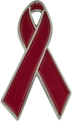 Vista 57 de PinMart Awareness - Pin de solapa esmaltado – Pin de cinta chapado en níquel y oro – Cinta de prevención y conciencia – Broche de joyería con parte