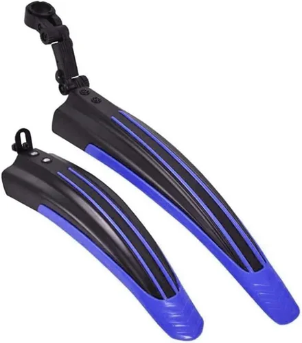 Vista 7 de Free-fly juego de guardabarros ajustables para bicicleta de montaña, bicicleta de ruta, llanta de ciclismo, guardabarros delanteros/traseros