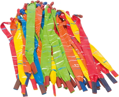 Vista 10 de Toysmith - ¡Neato! Globos tipo cohete, juguete Oval Inflatable Launchers, Sky Race Play, Kids Activity, Favor Refills, Group Games, Bright