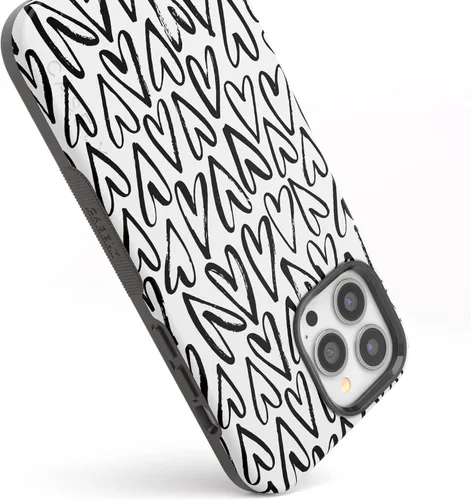 Vista 5 de Funda Casely para iPhone 13 Pro Corazón Latiente Corazones Infinitos Compatible con MagSafe Diseño Protector Atrevido