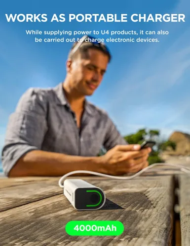 Vista 7 de LiTHELi Aspiradora de mano inalámbrica, potencia de succión de 10000 Pa con batería recargable en U, ultra ligera, mini aspiradora de coche Negro