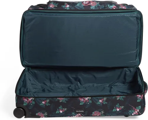 Vista 4 de Vera Bradley Equipaje de lona plegable Lighten Up Reactive Xl reciclado para mujer, Follaje de rosas