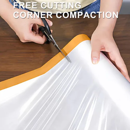 Vista 5 de Película de cubierta de vinilo de alta calidad para protección de pintura, prevención antiestática del polvo para renovación de automóviles