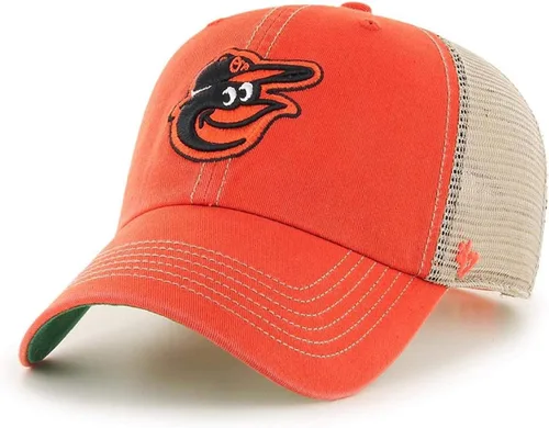 Vista 2 de 47 MLB Trawler Team Color Mesh Trucker Clean Up Gorra Ajustable, Talla Única para Adultos Boston Red Sox
