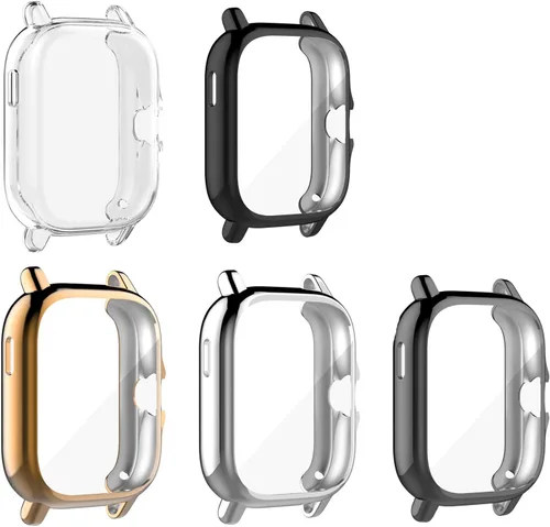 Vista 8 de Youkei - Funda compatible con Amazfit GTS 3, funda protectora completa de TPU para reloj inteligente Amazfit GTS 2/GTS 3