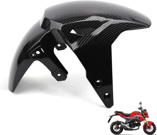 Vista 9 de Mokuo Guardabarros traseros de motocicleta aptos para Honda Grom msx125 2016-2020 Partes, Negro Mate