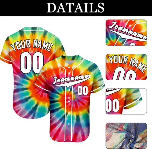 Vista 4 de Camiseta de béisbol personalizada para hombre, a rayas, con botones, cosidas, para mujeres, jóvenes, niños, uniforme deportivo