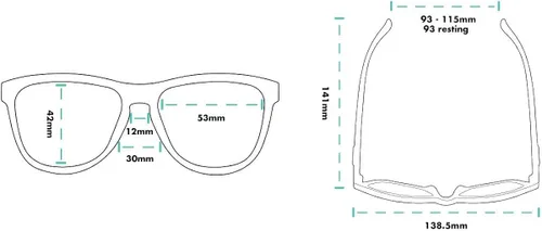 Vista 6 de Lentes de sol polarizados para los UV antideslizantes sin rebote de Goodr