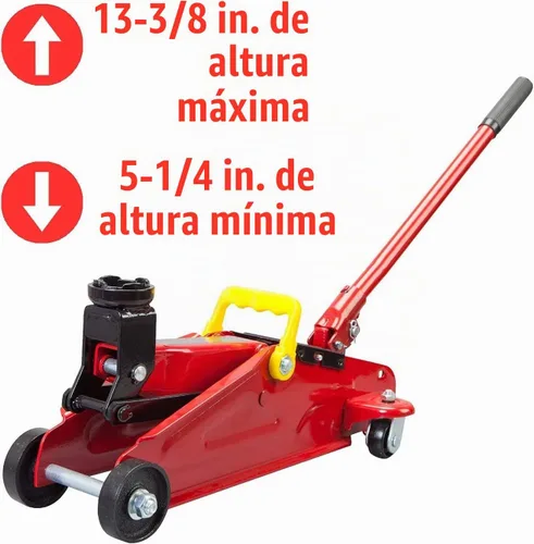 Vista 2 de BIG RED Torin Gato Hidráulico de Piso Trolley Combo con 2 Soportes de Gato, Capacidad de 2 Toneladas (T82001)