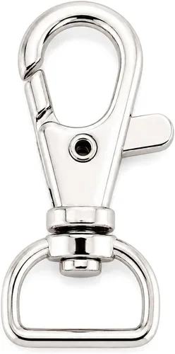 Vista 18 de CRAFTMEMORE Broches giratorios de langosta clásicos, ganchos a presión CS10 para monedero, clip de 5/8 pulgadas, 3/4 pulgadas, 1 pulgada, paquete