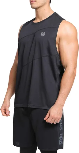 Vista 4 de NELEUS Camiseta sin mangas Dry Fit para hombre