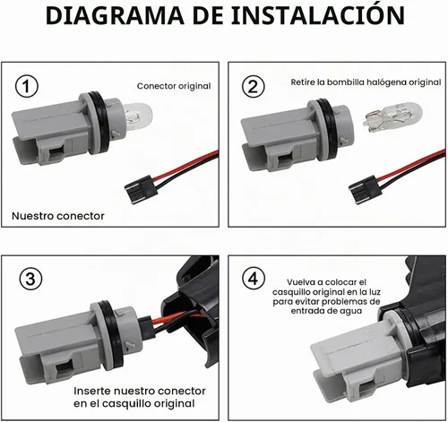 Vista 6 de Luces LED de posición laterales compatibles con Clase E W207 C207 A207 E350 E550 Coupé Convertible 2010-2013, lámparas de marcador de guardabarros