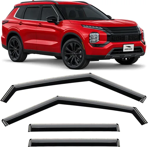 Vista 57 de Voron Glass in-Channel Extra Durable Rain Guards for Ford Expedition 2018-2024, Window Deflectors, Vent Window Visors, 4 Pieces - 220248 Para