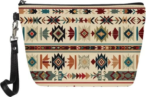 Vista 10 de Howilath Novedad Impreso Elegante Bolso Cosmético De Las Mujeres, Perros Animales Perezoso Diseño Floral Niña Trapezoide Cosméticos Bolsa De