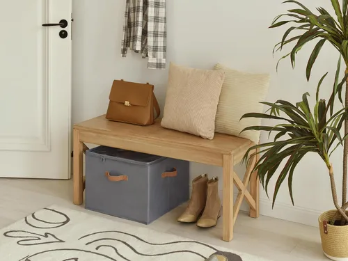 Vista 6 de StorageWorks Organizador de zapatos para armario, contenedores de almacenamiento de zapatos con asas y cubierta transparente, se adapta a hasta 16