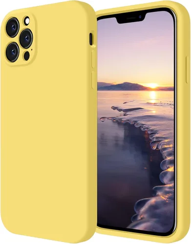 Vista 8 de FireNova Funda diseñada para iPhone 12 Pro, funda de silicona [protección de cámara] con forro de microfibra suave antiarañazos, 6.1 pulgadas
