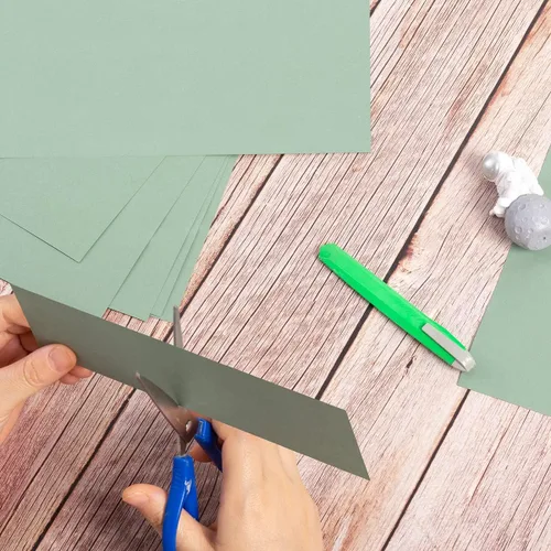 Vista 5 de 50 hojas de cartulina de papel grueso de 8 1/2 x 11 pulgadas, tarjetas coloridas para manualidades, tarjetas, invitaciones, suministros de álbumes
