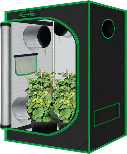 Vista 12 de Tienda de cultivo pequeña para plantas de interior de 18 x 30 x 36 pulgadas, tiendas de cultivo hidropónico Mylar para interiores, sala de cultivo