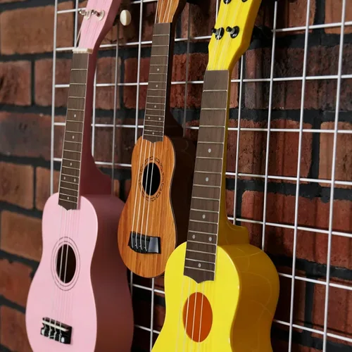Vista 6 de Dnyta Diapasón de ukelele de 8.5 pulgadas de largo, color marrón palisandro con 15 trastes, piezas de repuesto para concierto, ideal para ukelele
