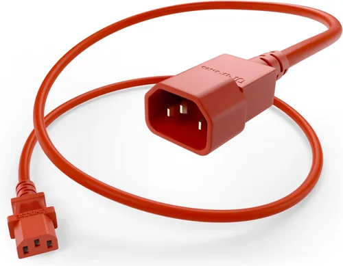 Vista 11 de UNC Cable de alimentación PDU de 3 pies C13 a C14 10amp 18AWG SJT Jacket UL listado, negro, 3 pies