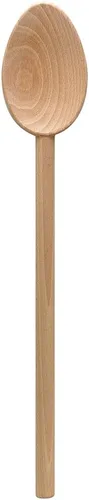 Vista 11 de HIC Kitchen Cuchara de madera de haya francesa pesada de lujo, fabricada en Francia, 13.75 pulgadas
