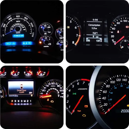 Vista 6 de 10 unidades de bombillas LED T5 17 18 27 37 58 70 73 74 79 85 86 2721 con chips 3030 para mapa, tablero, panel de instrumentos, cúpula, luces