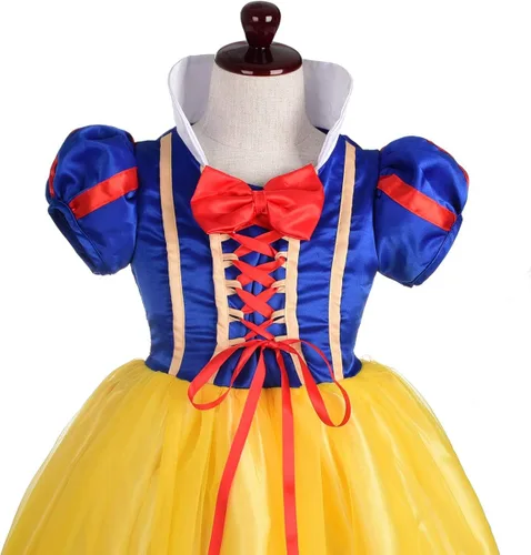 Vista 4 de Lito Angels Disfraz de princesa para niñas pequeñas, disfraz de Halloween con diadema