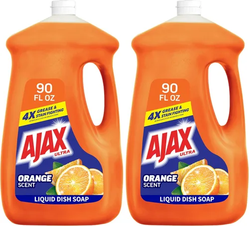 Vista 18 de Ajax Ultra Jabón Líquido para Platos con Fabuloso, Aroma a Lavanda, 52 Oz