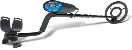 Vista 4 de Bounty Hunter QSIGWP Quick Silver Detector de metales con puntero y bolsa de transporte Bounty Negro