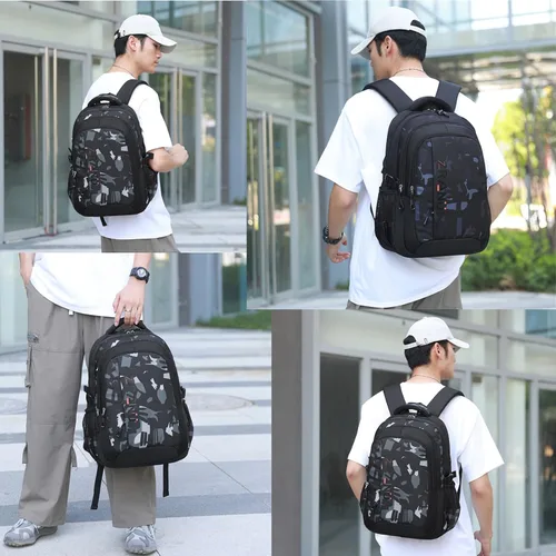 Vista 7 de VIDOSCLA Mochila escolar para niños de primaria, mochila escolar para estudiantes, A06#azul profundo