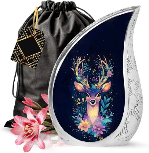 Vista 36 de YATSKIA Urnas de cremación de mariposa rosa para cenizas humanas, hombre adulto, urna funeraria para cenizas para mujeres, paquete de 1, 3 pulgadas