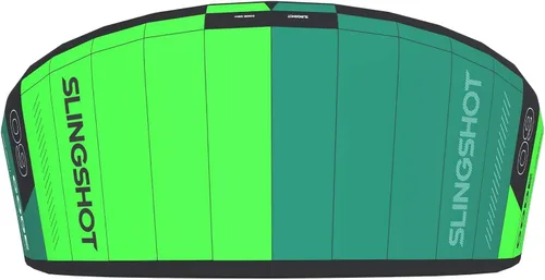 Vista 7 de Slingshot Sports Código V1 Kiteboard Cometa Verde