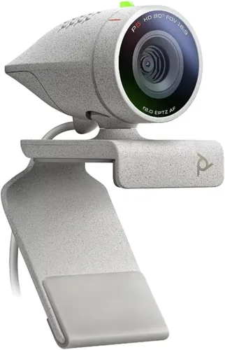 Vista 2 de Cámara Web Profesional Poly Studio P5 (Plantronics) - Cámara para portátil HD 1080p para videoconferencia y aprendizaje a distancia - Montura