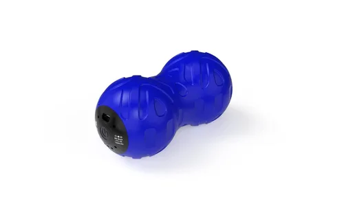 Vista 2 de Master Massage Clinton Vibration - Bola de masaje de cacahuete, 5 niveles de velocidad vibratoria para masaje de tejido profundo, color negro