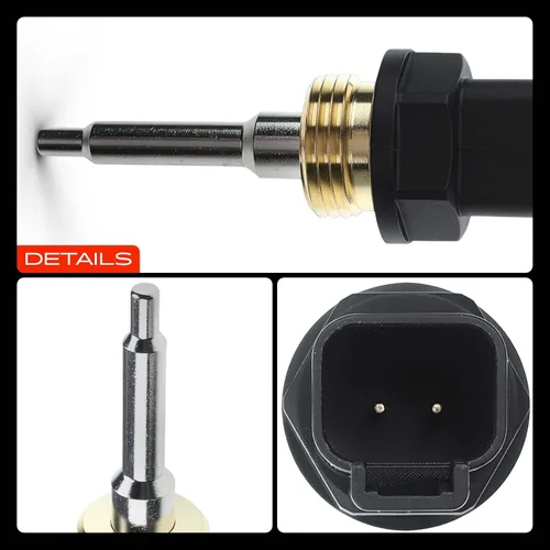Vista 9 de A-Premium Sensor de temperatura del refrigerante del motor compatible con Caterpillar