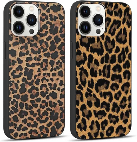 Vista 40 de Paquete de 2 fundas de teléfono con bonito estampado de guepardo para iPhone 7/8/SE 2020 / SE 2022 de 4.7 pulgadas, diseño de leopardo de lujo