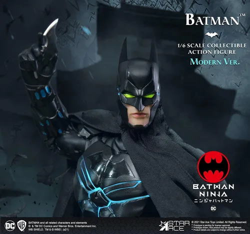 Vista 3 de Star Ace Toys Batman Ninja: Modern Batman - Figura de acción coleccionable a escala 1:6, multicolor