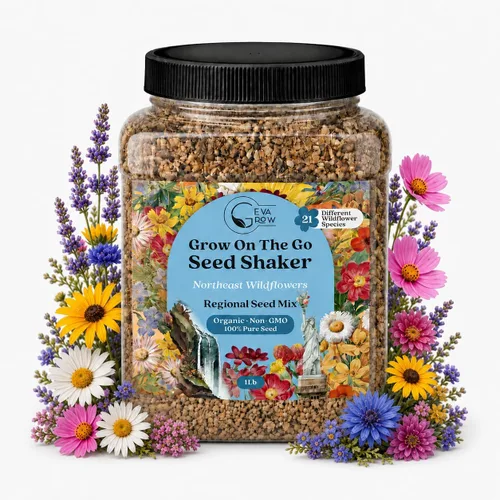 Vista 19 de Mezcla regional de semillas de flores silvestres de GevaGrow (Midwest Wildflowers Mini Shaker)