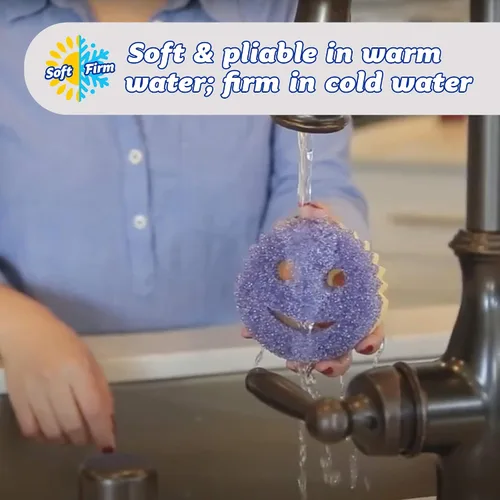 Vista 4 de Scrub Daddy – Scrub Mommy – esponja exfoliante doble cara, absorbente